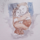 The ''Cuddlies'' cuddling in their bear pijamas