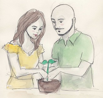 The ''Cuddlies'' are planting flowers