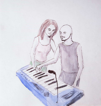 The ''Cuddlies'' playing and singing