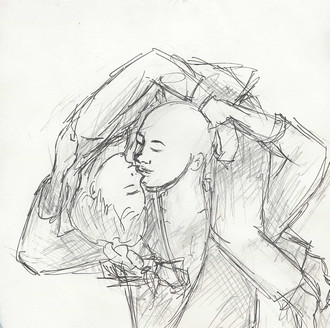 The ''Cuddlies'' are wrestling and kissing