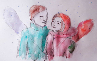 The ''Cuddlies'' are snowboarding