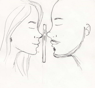 The ''Cuddlies'' cuddling via smartphone